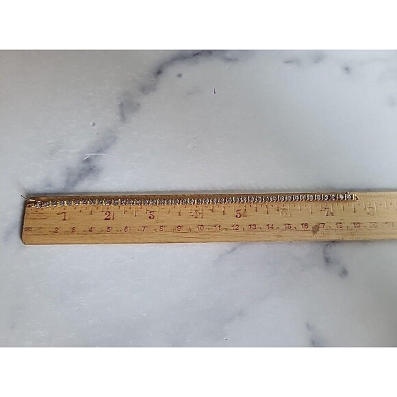 Vermeil Diamond Bracelet Vintage - Picture 8 of 10